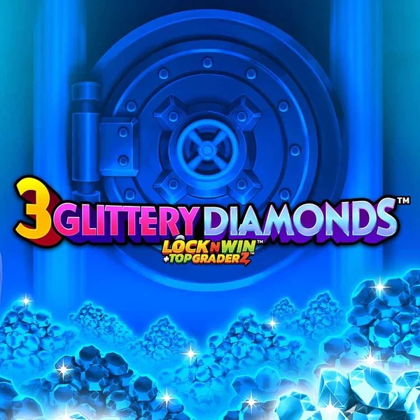 3 Glittery Diamonds game by PearFiction Studios – logo hosted on Ice Casino