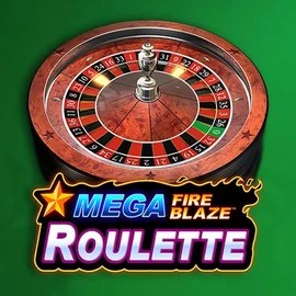 Mega Fire Blaze Roulette online game logo by Playtech on iced-earth.net