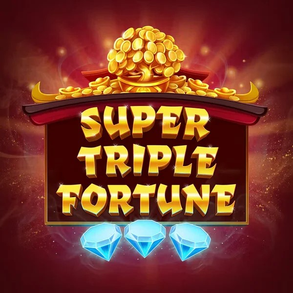 Super Triple Fortune slot logo by Greentube at Ice Casino